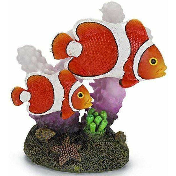 Penn Plax Aquarium 2" W x 3" H Penn Plax Clown Fish and Coral Aquarium Ornament