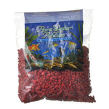 Pure Water Pebbles Aquarium 2 lbs (3.1-6.3 mm Grain) Pure Water Pebbles Aquarium Gravel - Currant Red