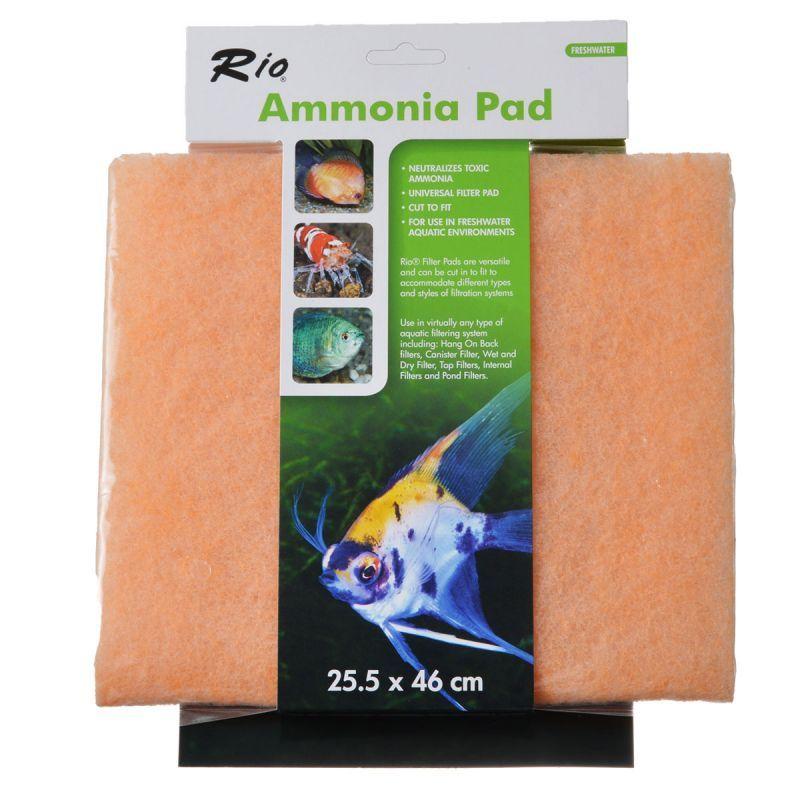 Rio Aquarium Ammonia Pad - 18"L x 10"W - (25.5 cm x 46 cm) Rio Ammonia Pad - Universal Filter Pad