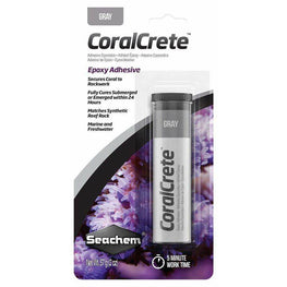 Seachem Aquarium 2 oz Seachem CoralCrete Gray Epoxy Adhesive