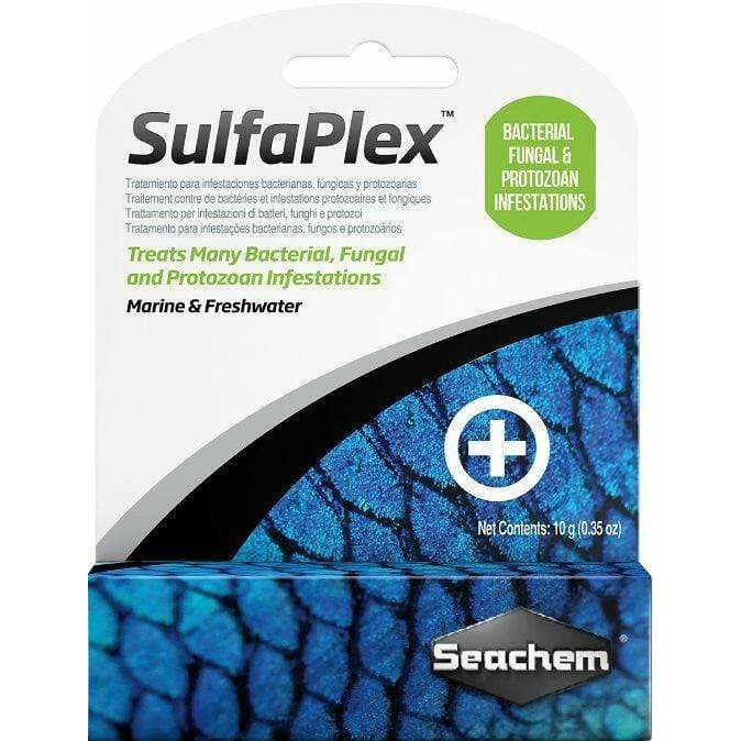 Seachem Aquarium 0.4 oz Seachem Sulfaplex Bacterial, Fungal and Protozoan Treatment
