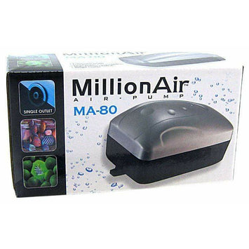 Via Aqua Aquarium MA80 - 1 Air Outlet (10 Gallon Tank) Via Aqua Million Air Pump