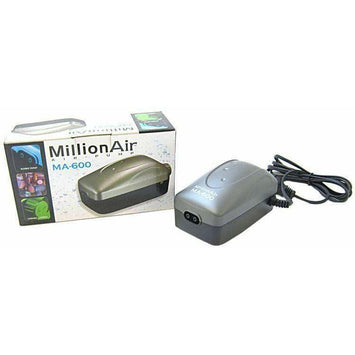 Via Aqua Aquarium MA400 - 2 Air Outlet (50 Gallon Tank) Via Aqua Million Air Pump