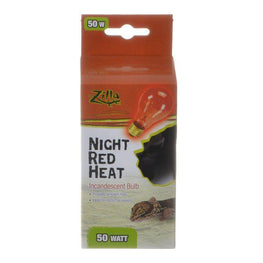 Zilla Aquarium Zilla Incandescent Night Red Heat Bulb for Reptiles