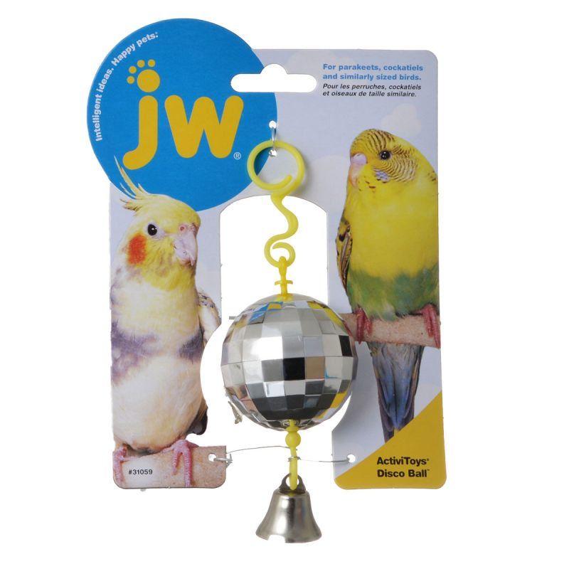 JW Pet Bird Disco Ball Bird Toy JW Insight Disco Ball Bird Toy