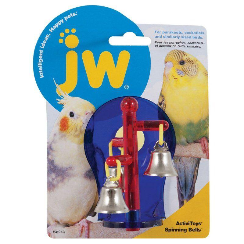 JW Pet Bird Spinning Bells Bird Toy JW Insight Spinning Bells Bird Toy