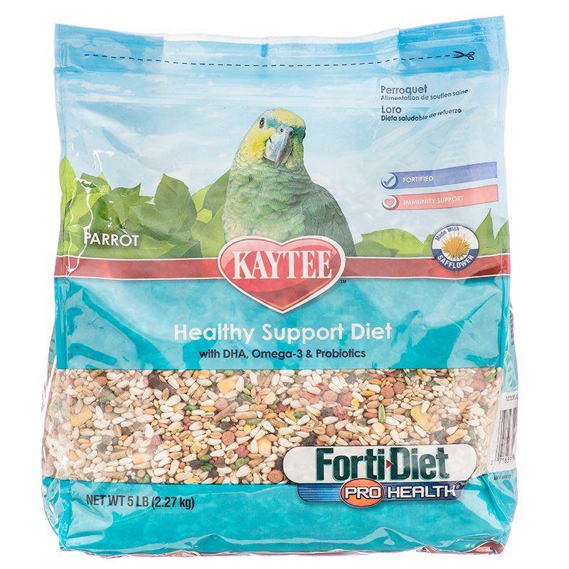 Kaytee Bird 4 lbs Kaytee Forti-Diet Pro Health Parrot Food with Safflower