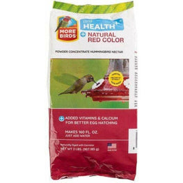 More Birds Bird 8 oz More Birds Health Plus Natural Red Hummingbird Nectar Powder Concentrate