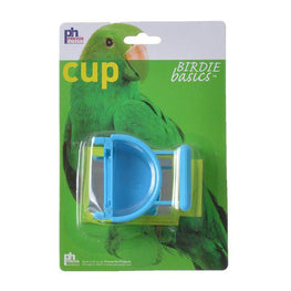 Prevue Bird 1 Pack - 1.5 oz - (Assorted Colors) Prevue Birdie Basics Cup with Mirror