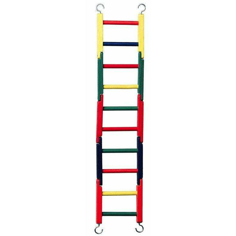 Prevue Bird 1 count Prevue Carpenter Creations Jointed Wood Bird Ladder 20" Long Multicolor