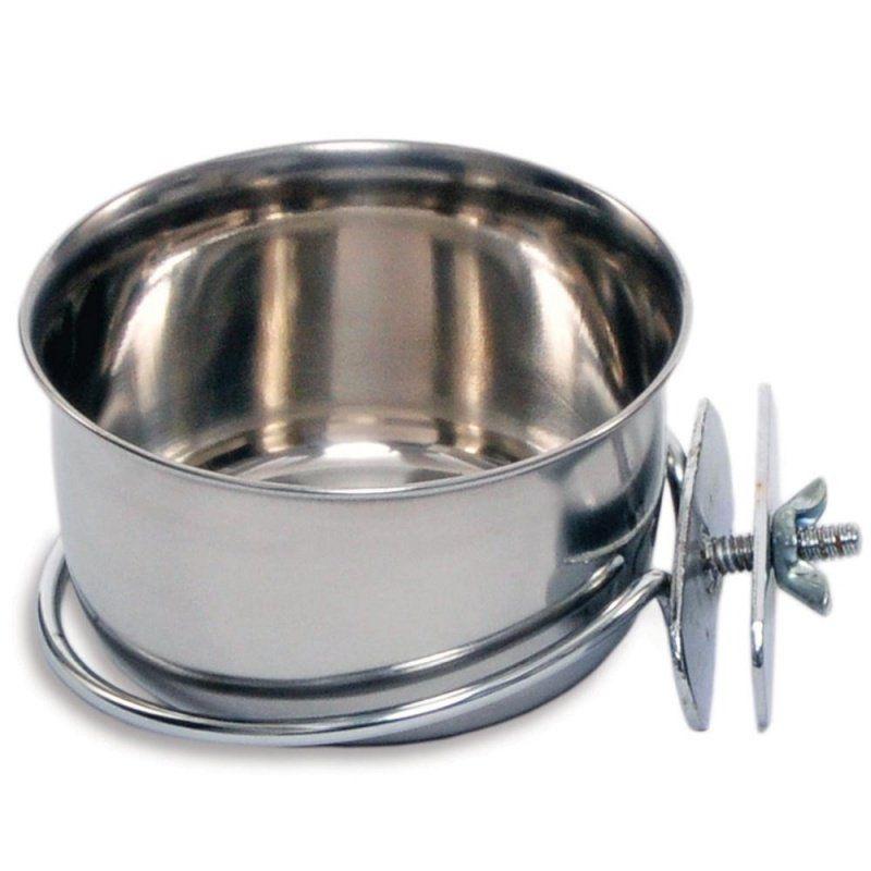 Prevue Bird 10 oz Prevue Stainless Steel Coop Cup with Bolt
