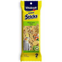 Vitakraft Bird 2 Pack Vitakraft Crunch Sticks Kiwi & Lemon Cockatiel Treats