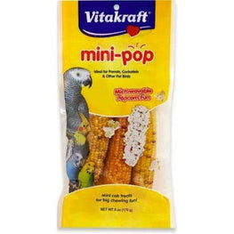 Vitakraft Bird 6 oz Vitakraft Mini-Pop Corn Treat for Pet Birds