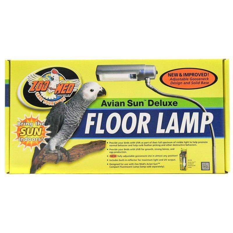 Zoo Med Bird Adjustable Avian Floor Lamp Zoo Med Avian AvianSun Deluxe Floor Lamp