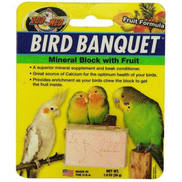 Zoo Med Bird 1 count Zoo Med Bird Banquet Block Fruit Formula Small