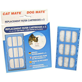 Cat Mate Cat 2 Count Cat Mate Replacement Filter Cartridge for Pet Fountain