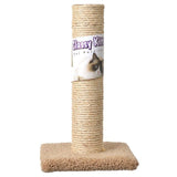 North American Pet Products Cat 20" High (Assorted Colors) Classy Kitty Cat Sisal Scratching Post