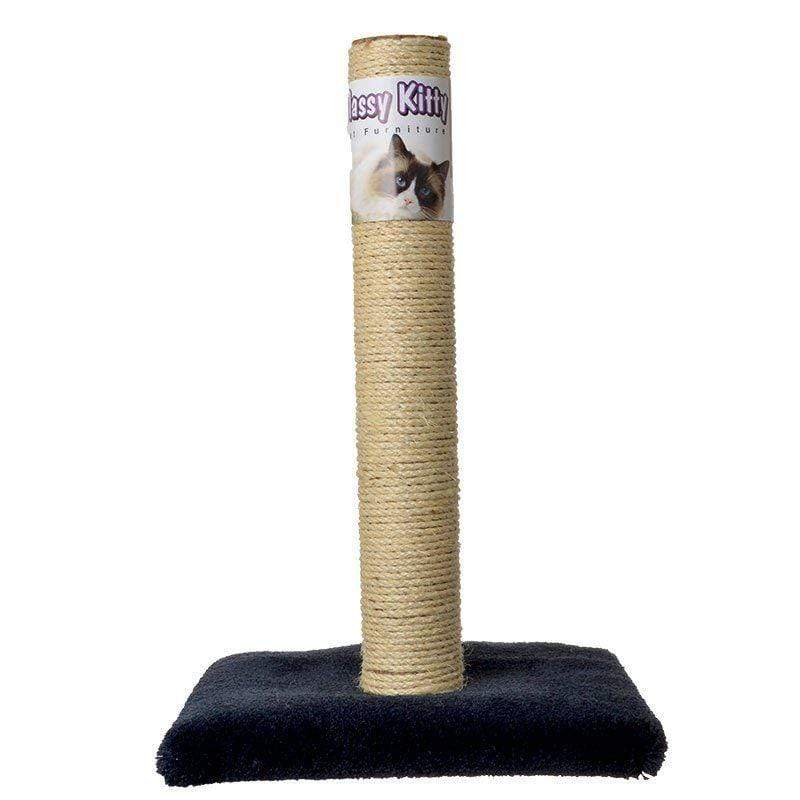North American Pet Products Cat 26" High (Assorted Colors) Classy Kitty Cat Sisal Scratching Post