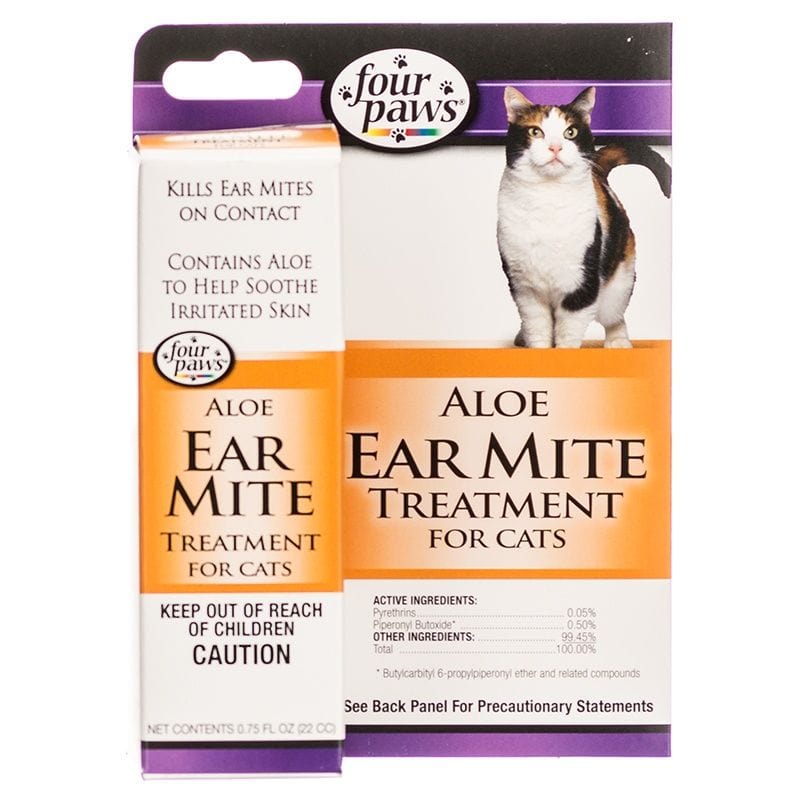 Four Paws Cat .75 oz Four Paws Ear Mite Remedy for Cats