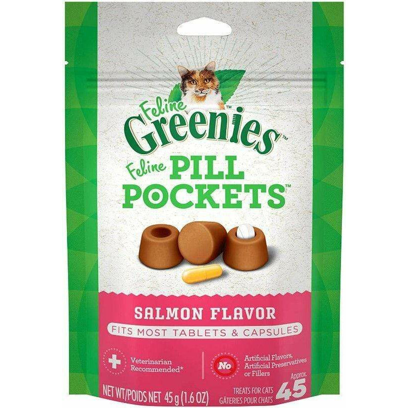 Greenies Cat 1.6 oz Greenies Pill Pockets Salmon Flavor Cat Treats
