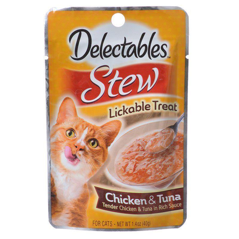 Hartz Cat 1.4 oz Hartz Delectables Stew Lickable Cat Treats - Chicken & Tuna