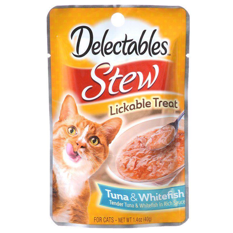 Hartz Cat 1.4 oz Hartz Delectables Stew Lickable Cat Treats - Tuna & Whitefish