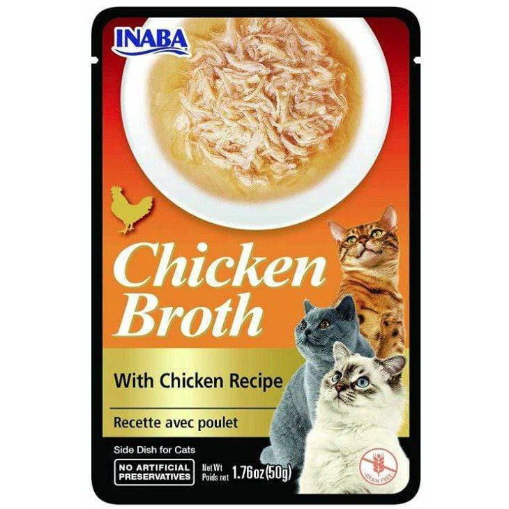 Inaba Cat 1.76 oz Inaba Chicken Broth with Chicken Recipe Side Dish for Cats