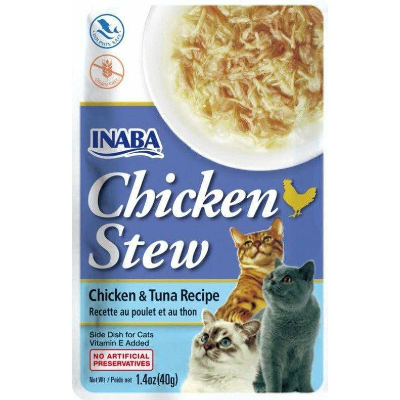 Inaba Cat 1.4 oz Inaba Chicken Stew Chicken with Tuna Recipe Side Dish for Cats