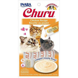 Inaba Cat 4 count Inaba Churu Chicken Recipe Creamy Cat Treat