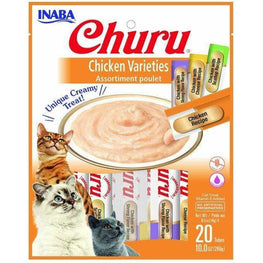 Inaba Cat 20 count Inaba Churu Chicken Varieties Creamy Cat Treat