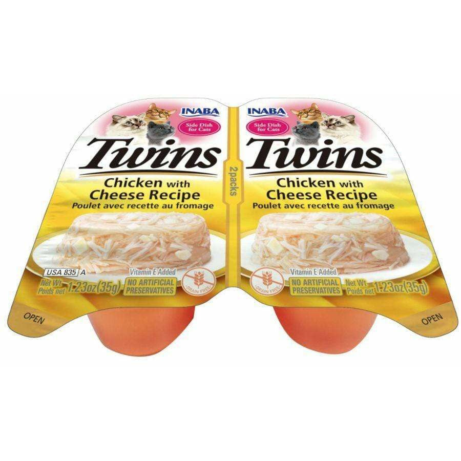 Inaba Cat 2 count Inaba Twins Chicken with Cheese Recipe Side Dish for Cats