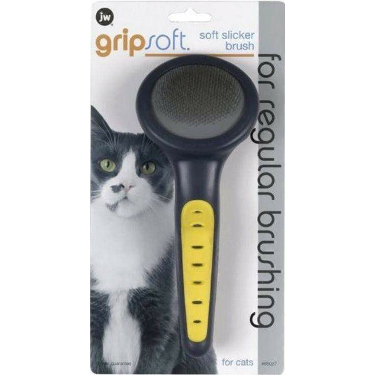 JW Pet Cat Cat Slicker Brush JW Gripsoft Cat Slicker Brush