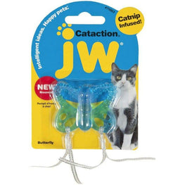JW Pet Cat 1 count JW Pet Cataction Catnip Infused Butterfly Interactive Cat Toy