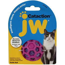 JW Pet Cat 1 count JW Pet Cataction Rattle Ball Interactive Cat Toy