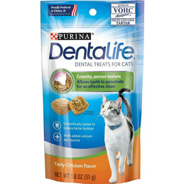 Purina Cat 1.8 oz Purina DentaLife Dental Treats for Cats Chicken