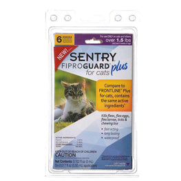 Sentry Cat 6 Applications - (Cats over 1.5 lbs) Sentry Fiproguard Plus for Cats & Kittens