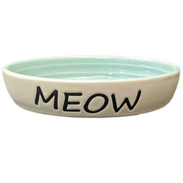 Spot Cat 1 count Spot Oval Green Meow Dish 6