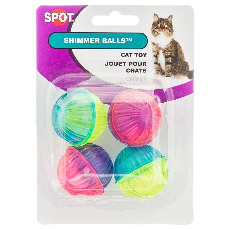 Spot Cat 4 Pack Spot Shimmer Balls Cat Toys