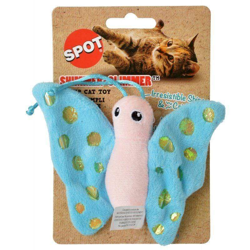 Spot Cat 1 Count Spot Shimmer Glimmer Butterfly Catnip Toy - Assorted Colors