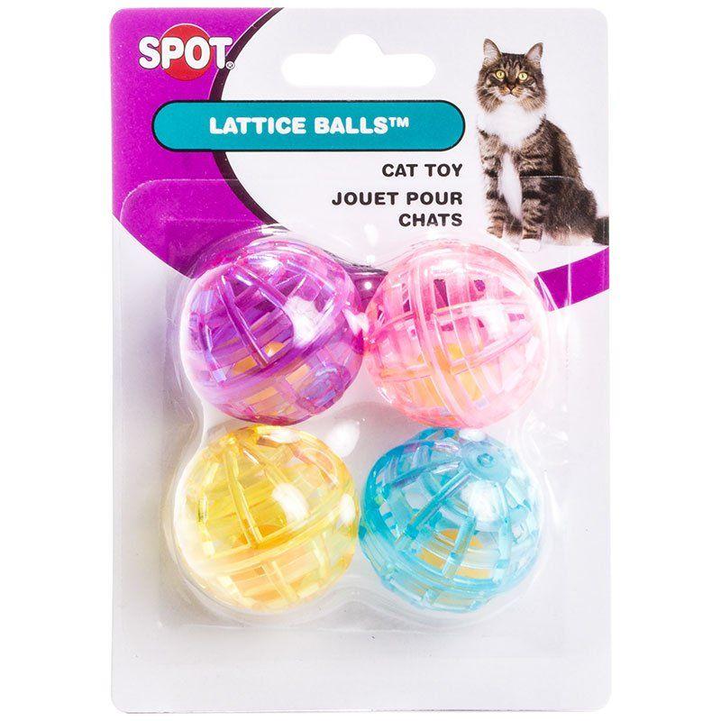 Spot Cat 4 Pack Spot Spotnips Lattice Balls Cat Toys