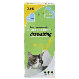 Van Ness Cat Large (20 Pack) Van Ness Drawstring Cat Pan Liners