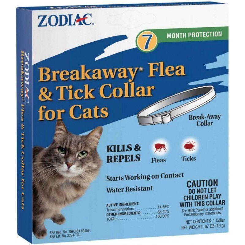 Zodiac Cat 7 Month Supply Zodiac Breakaway Flea & Tick Collar for Cats