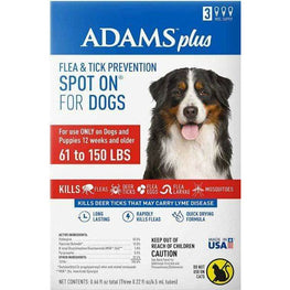 Adams Dog 1 count Adams Flea And Tick Prevention Spot On For Dogs 61 -150 lbs X-Large 3 Month Supply