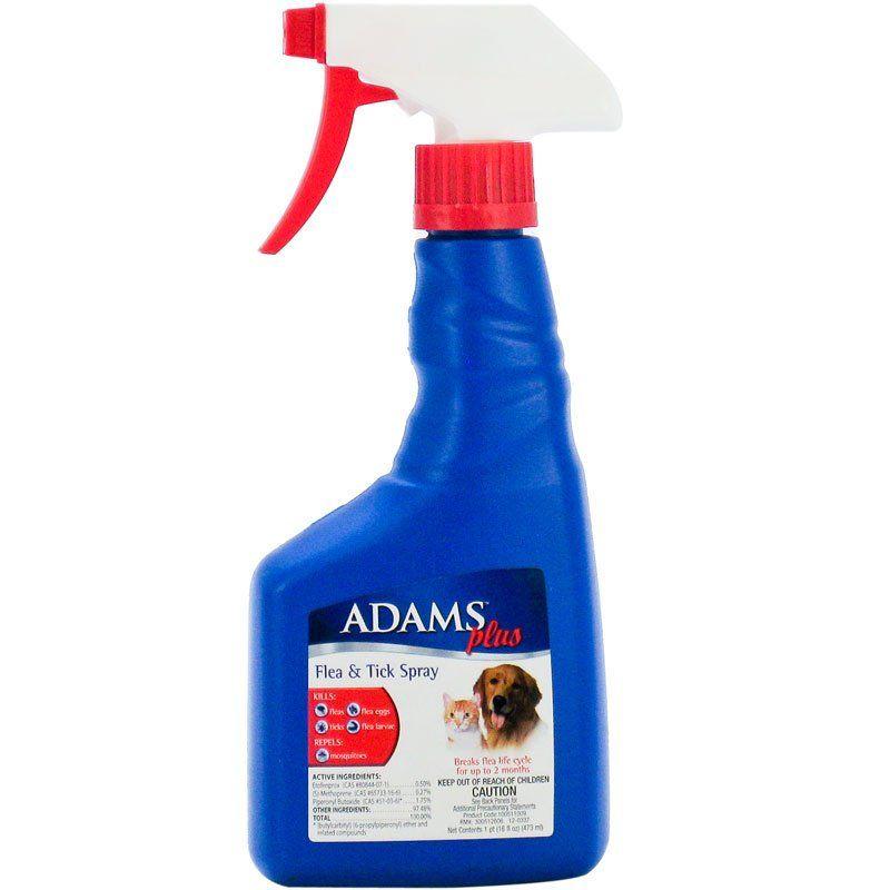 Adams Dog Adams Flea & Tick Spray Plus Precor