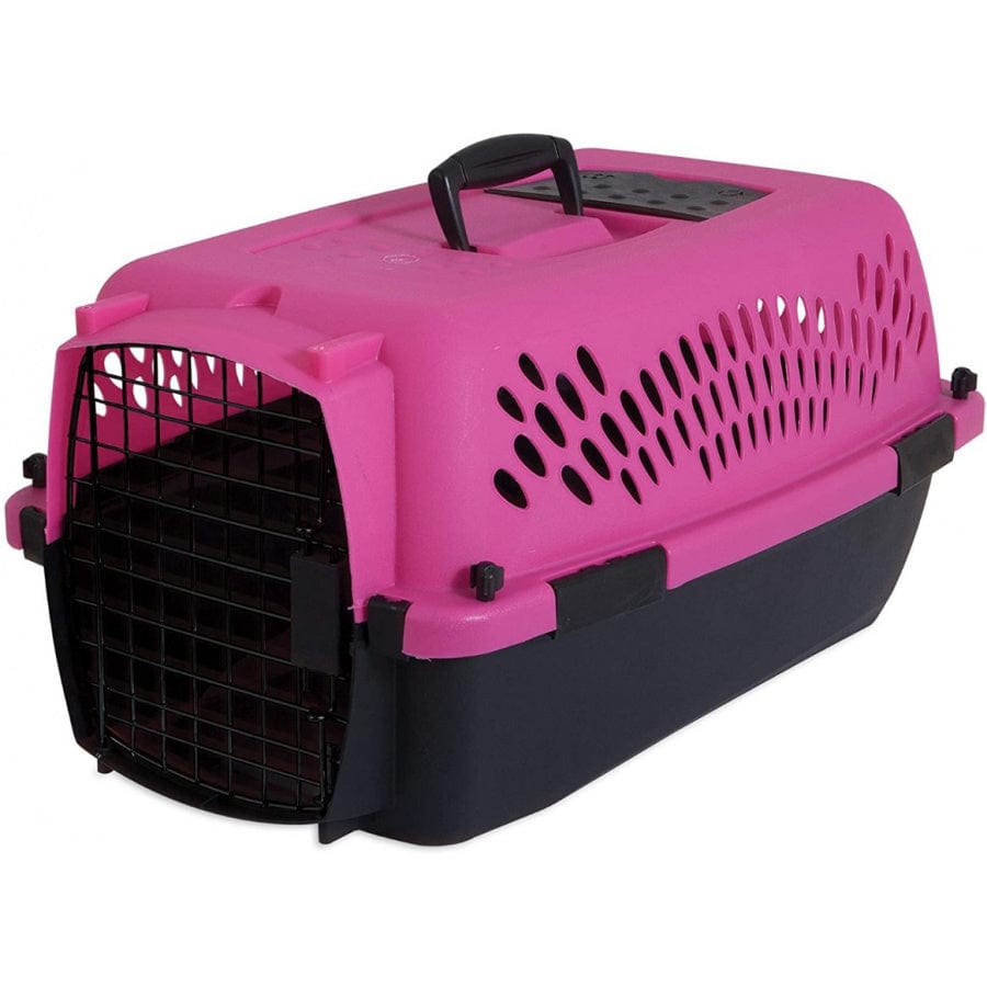 Aspen Pet Dog 1 count Aspen Pet Fashion Pet Porter Kennel Pink and Black