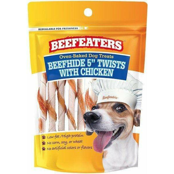 Beefeaters Dog 26 oz Beafeaters Oven Baked Beefhide & Chicken Twists Dog Treat