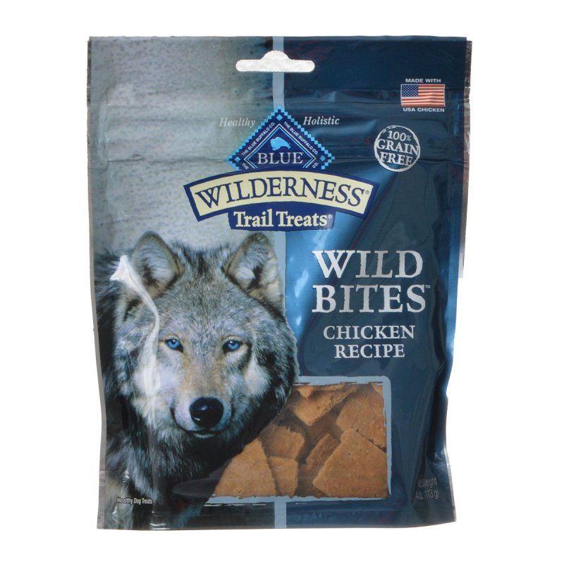 Blue Buffalo Dog 4 oz Blue Buffalo Wilderness Trail Treats Wild Bites - Chicken Recipe