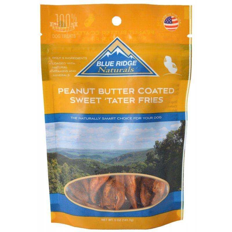 Blue Ridge Naturals Dog 5 oz Blue Ridge Naturals Peanut Butter Coated Sweet Tater Fries
