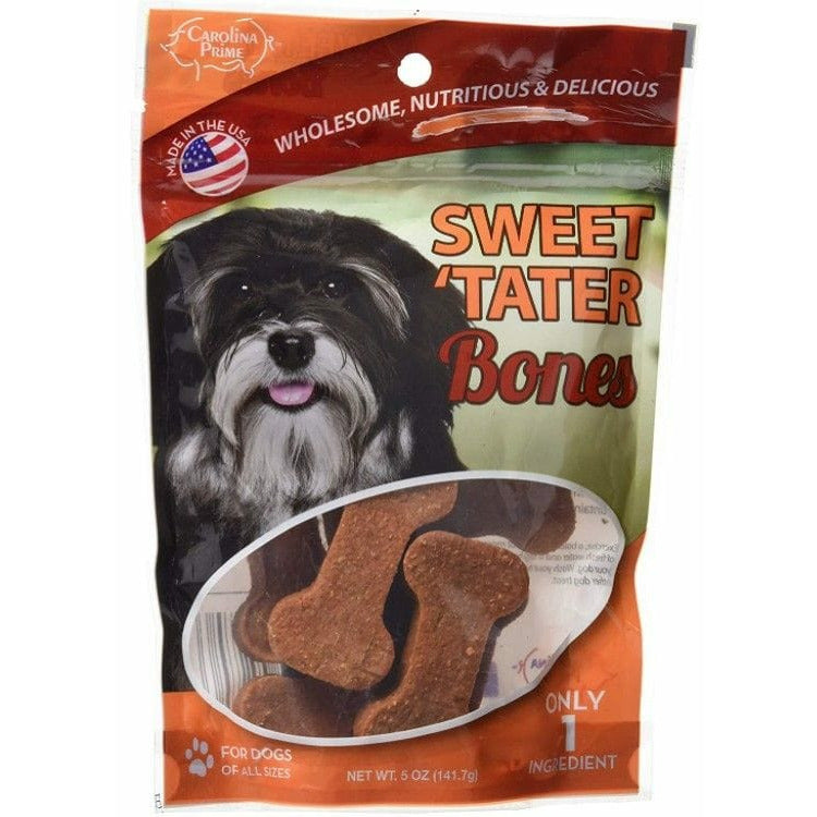 Carolina Prime Dog 5 oz Carolina Prime Sweet Tater Bones Dog Treats
