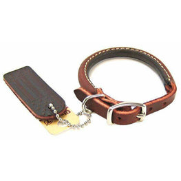 Circle T Leather Dog Circle T Latigo Leather Round Collar